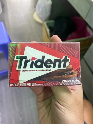 Kẹo Gum Trident Hương Quế Hồi