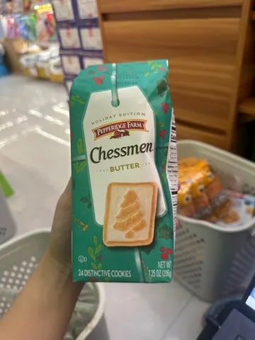 Bánh bơ phô mai Chessmen 206gr