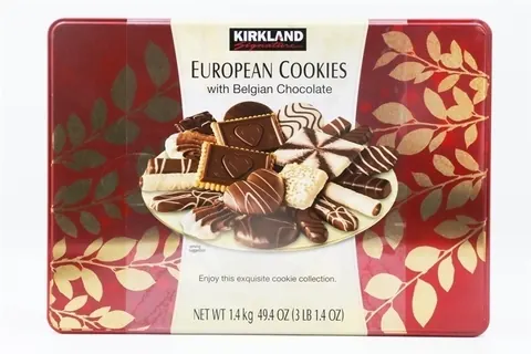 BÁNH QUY CHOCOLATE KIRKLAND EUROPEAN COOKIES WITH BELGIAN CHOCOLATE 1,4KG MỸ
