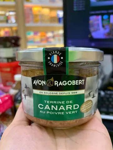 Pate vịt sốt tiêu xanh Avon & Ragobery 180gr