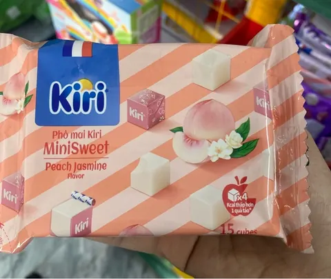 Phô mai kiri vị đào hoa nhài 15 viên 78g