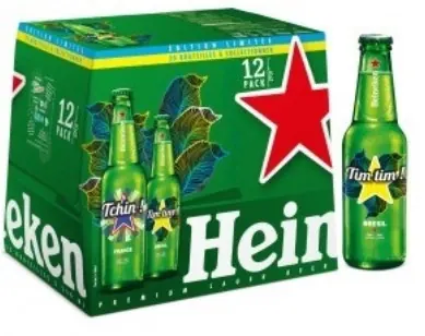 BIA HEINEKEN PHÁP THÙNG 20 CHAI X 250ML