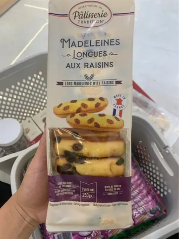 Bánh Bông lan Nho gói trắng 250gr