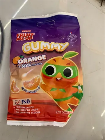 Kẹo dẻo gummy vị cam 80g