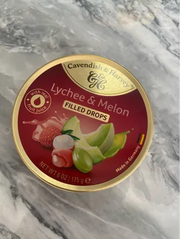 Ch kẹo lychee & melon drop 175g