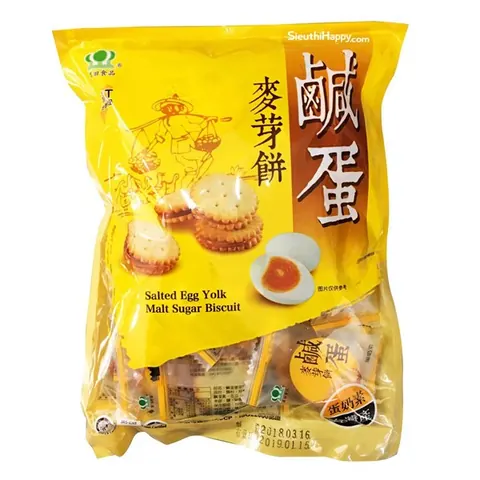 Bánh quy nhân trứng muối 180g Đài Loan