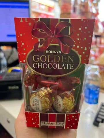 Socola HONGYA GOLDEN hộp đỏ 68gr