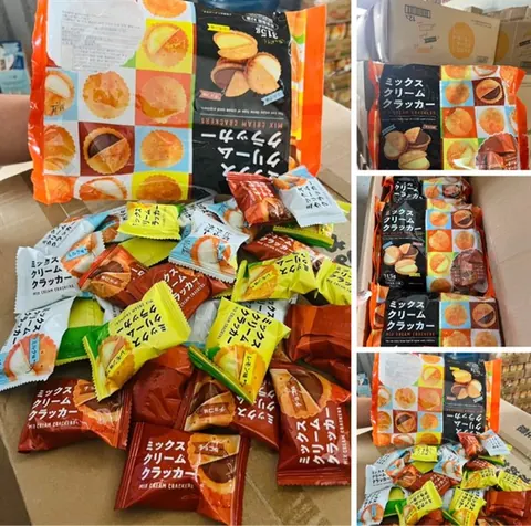 Gói Bánh quy nhật bản Mix Cream Crackers 315gr