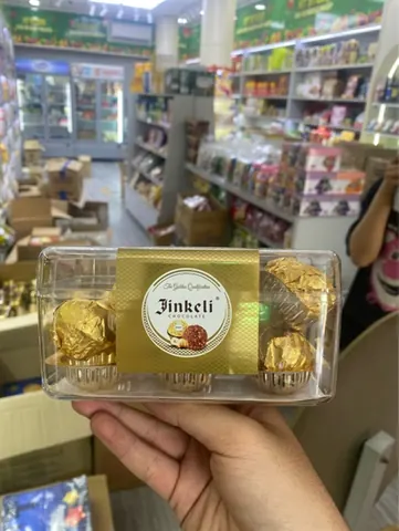 Socola Jinkeli Hộp Hình Chữ Nhật 2 lần 6 viên