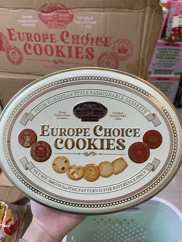 Bánh Europe Cookie Trắng 300G