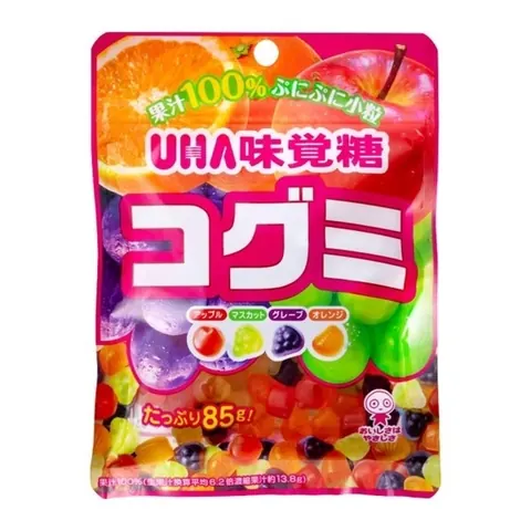 KẸO DẺO UHA KOGUMI VỊ TRÁI CÂY TỔNG HỢP 85G