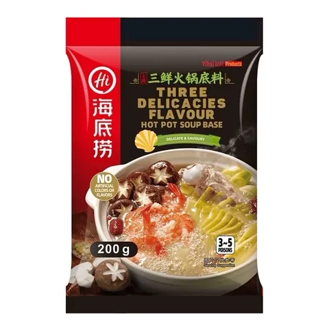 NƯỚC CỐT LẨU 3 VỊ KHÔNG CAY HAIDILAO 200G