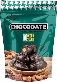 Chocolate Chocodate đắng không thêm đường nhân Chà là 100g