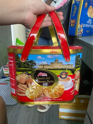 Bánh Ngũ Cốc Hạnh Nhân A-Taste Quai Xách Thiết 600gr