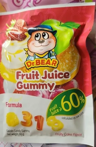 KẸO DẺO DR.BEAR FRUIT JUICE GUMMY ( LẺ )