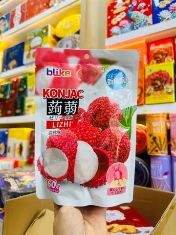 Thạch vải konjac 160g