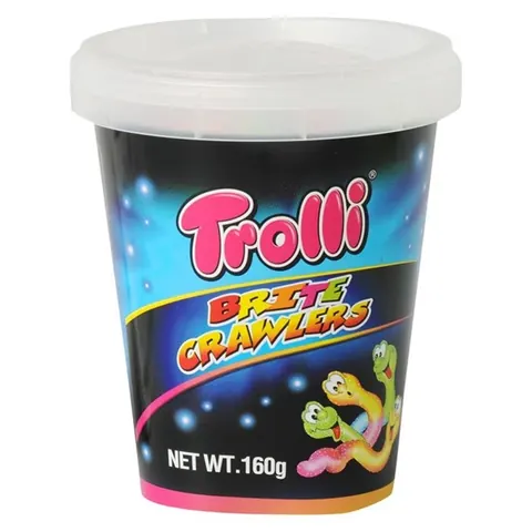 Kẹo Dẻo Trolli Britecrawlers Hủ 160gr