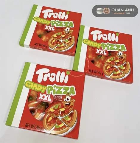 Kẹo dẻo Trolli 45GR Pizza xxl 9 slices