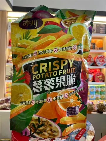 Rau củ trái cây sấy Crispy Potato Fruit 268gr