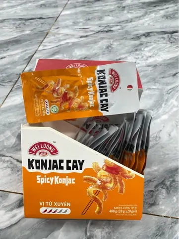 Râu mực konjjac cay vị Tứ Xuyên 20g