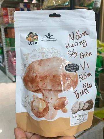 Nấm Hương Sấy Giòn 55g