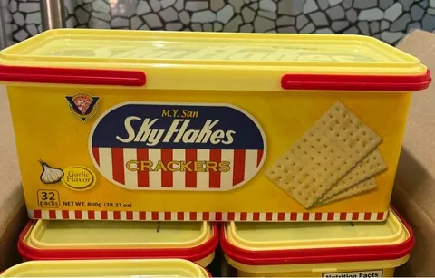Bánh skyflakes vị tỏi
