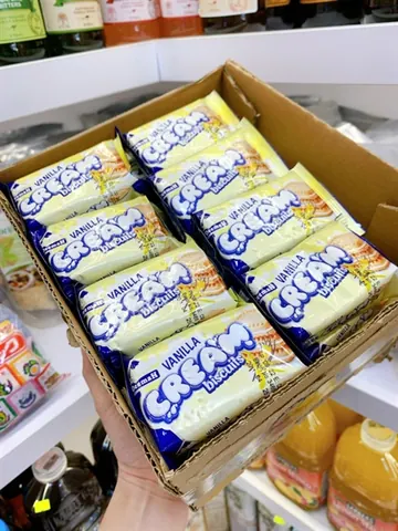 Bánh quy Deemah vanilla thùng 48 gói