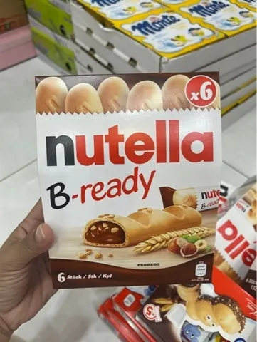 Bánh nhân socola Nutella B-ready ( hộp 6 cây )