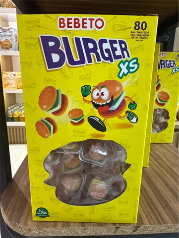 Hộp Kẹo dẻo mini burger 10g