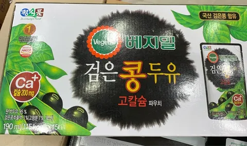검은콩 고칼슘 두유 파우치 190ml/sữa Đậu Đen 190ml