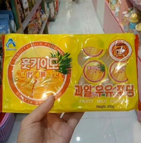 SỮA CHUA THẠCH HOA QUẢ PUDDING 450G VỊ DỨA