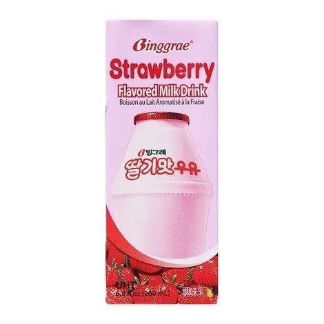 Sữa Hương dâu Binggrae hộp 200ml