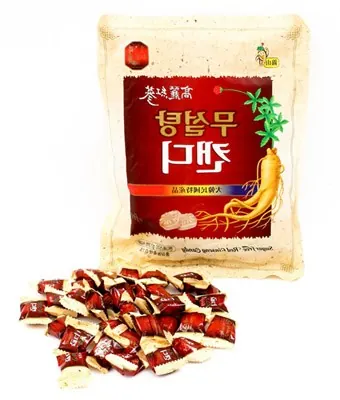 KẸO HỒNG SÂM KHÔNG ĐƯỜNG VÀNG 500GR