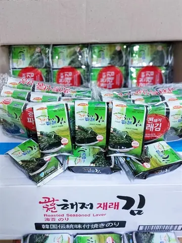 Rong biển HACCP ăn liền lốc 9 gói