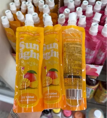 Túi nước thạch xoài Sunlight 100ml HQuốc