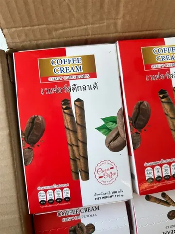 Bánh que Xốp nhân kem Vfoods 180g