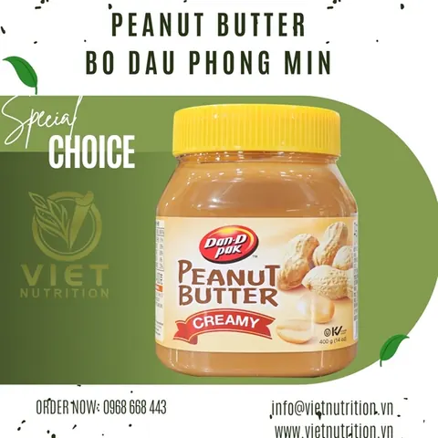 Bơ Đậu Phộng Mịn Peanut Butter 400g
