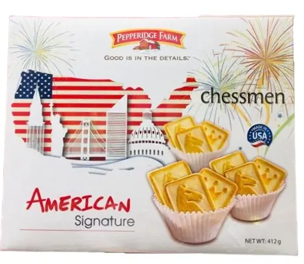 HỘP QUÀ BÁNH QUY AMERICAN SIGNATURE PF CHESSMEN BUTTER BISCUITS