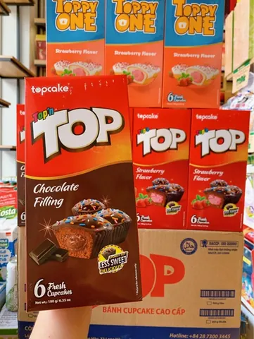 BÁNH TOP KEM SOCOLA