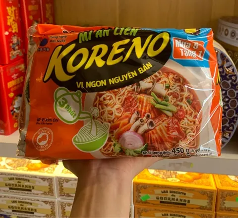 Mỳ ăn liền vị kim chi lốc (6 gói*75g)
