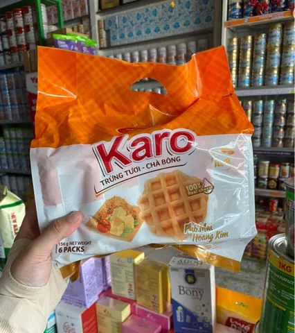 Bánh Karo trứng tươi chà bông