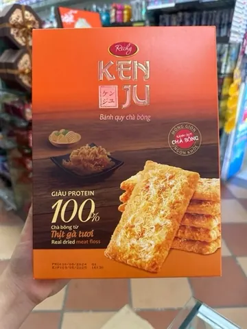 Bánh Kenju Richy chà bông hộp 288g