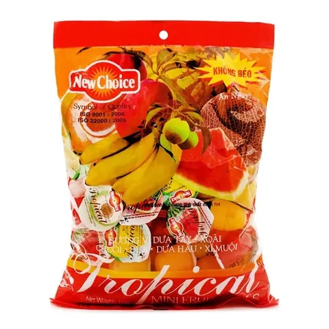 THẠCH RAU CÂU HƯƠNG TRÁI CÂY NHIỆT ĐỚI NEW CHOICE TÚI 1KG