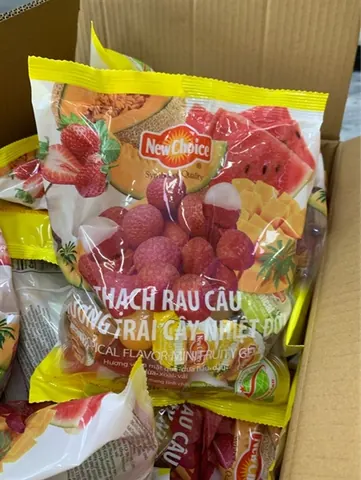 Thạch rau câu Hương trái cây newchoice gói 0.5kg