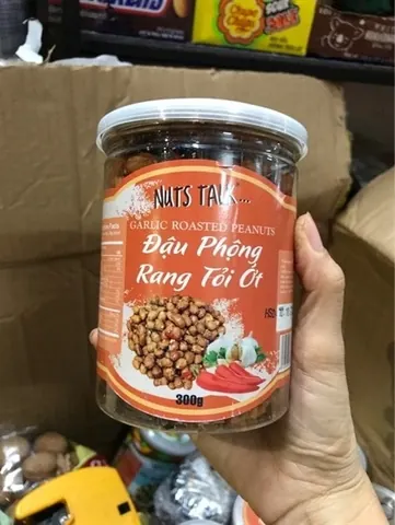Đậu phộng rang tỏi ớt