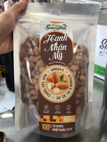 Hạnh Nhân Mỹ Your Super Food Túi 500g