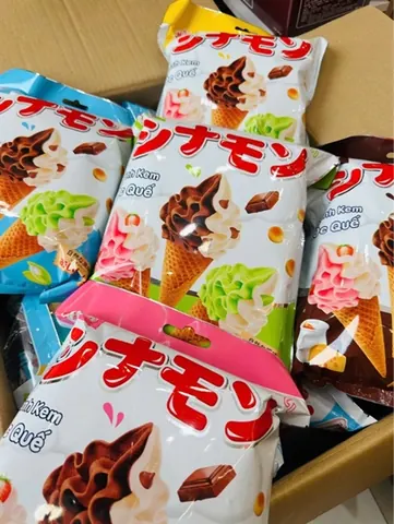 Bánh Ốc Quế Nhân Kem 5 Vị