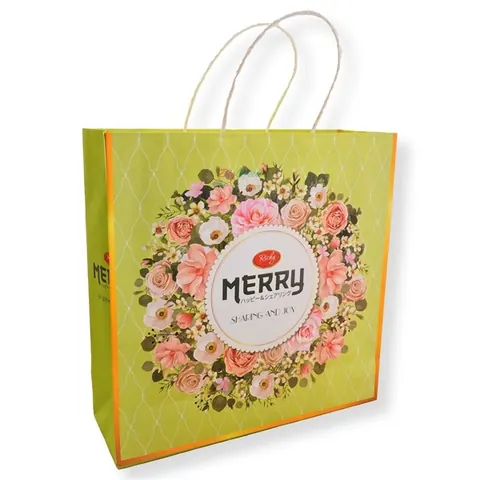 BÁNH MERRY HOA XANH HỒNG 333G RICHY