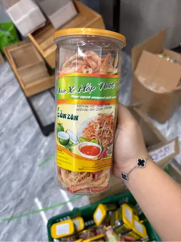 Mực xé hấp nước dừa15-9