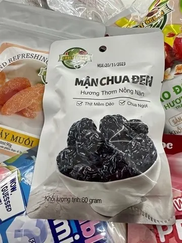 MẬN CHUA ĐEN FRUIT OCEAN 60G